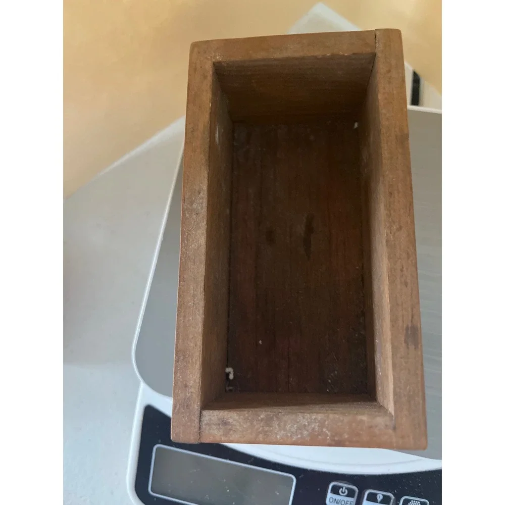 Vintage McGuire's Fisheries Wooden Crate Fresh Seafood Rustic Mini Storage Box